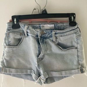 RSQ light blue jean shorts